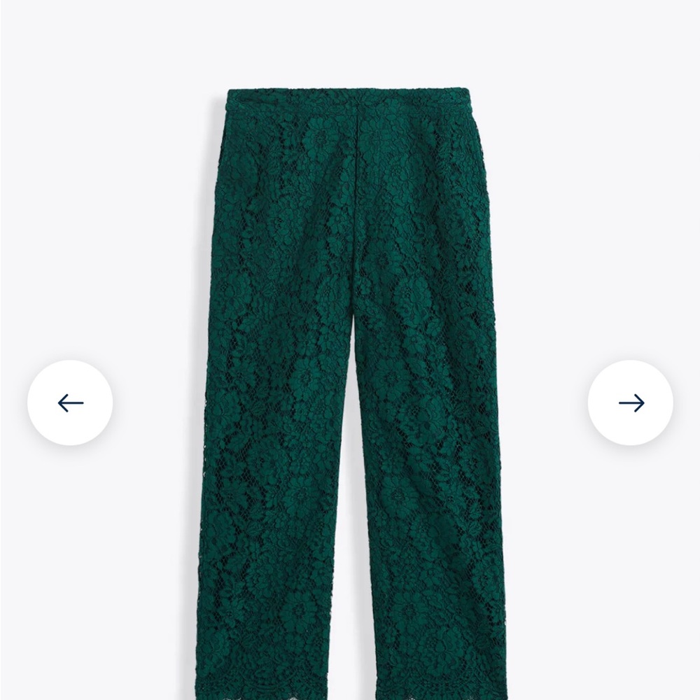 Draper James Green Wide Leg Pants-never worn.